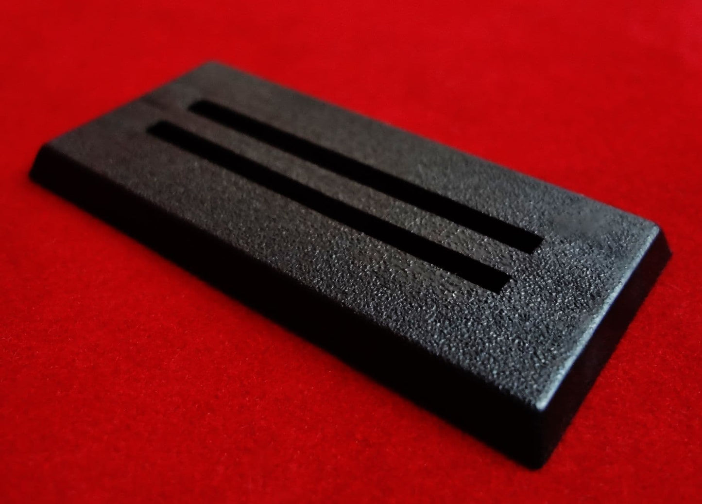 50mm Rectangular Cavalry Biker Base slotted