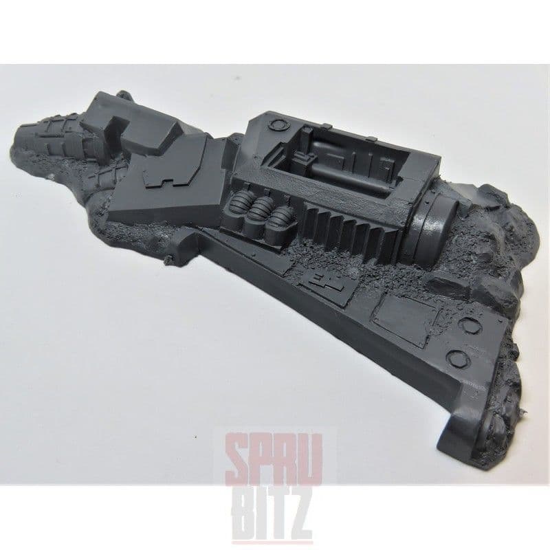 Battle For Macragge Crashed Imperial Aquila Shuttle Terrain Engine