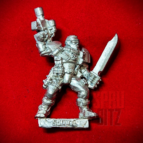Space Marine Scout refurbished (metal OOP)
