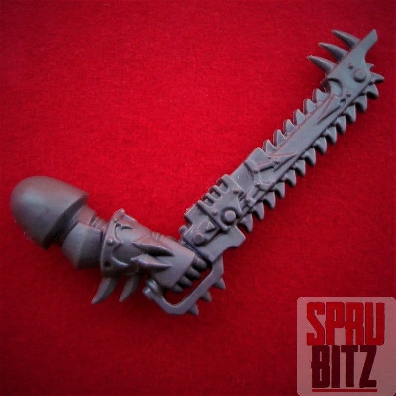 Chaos Space Marine Raptors Warp Talons Right Arm Chainsword (B)
