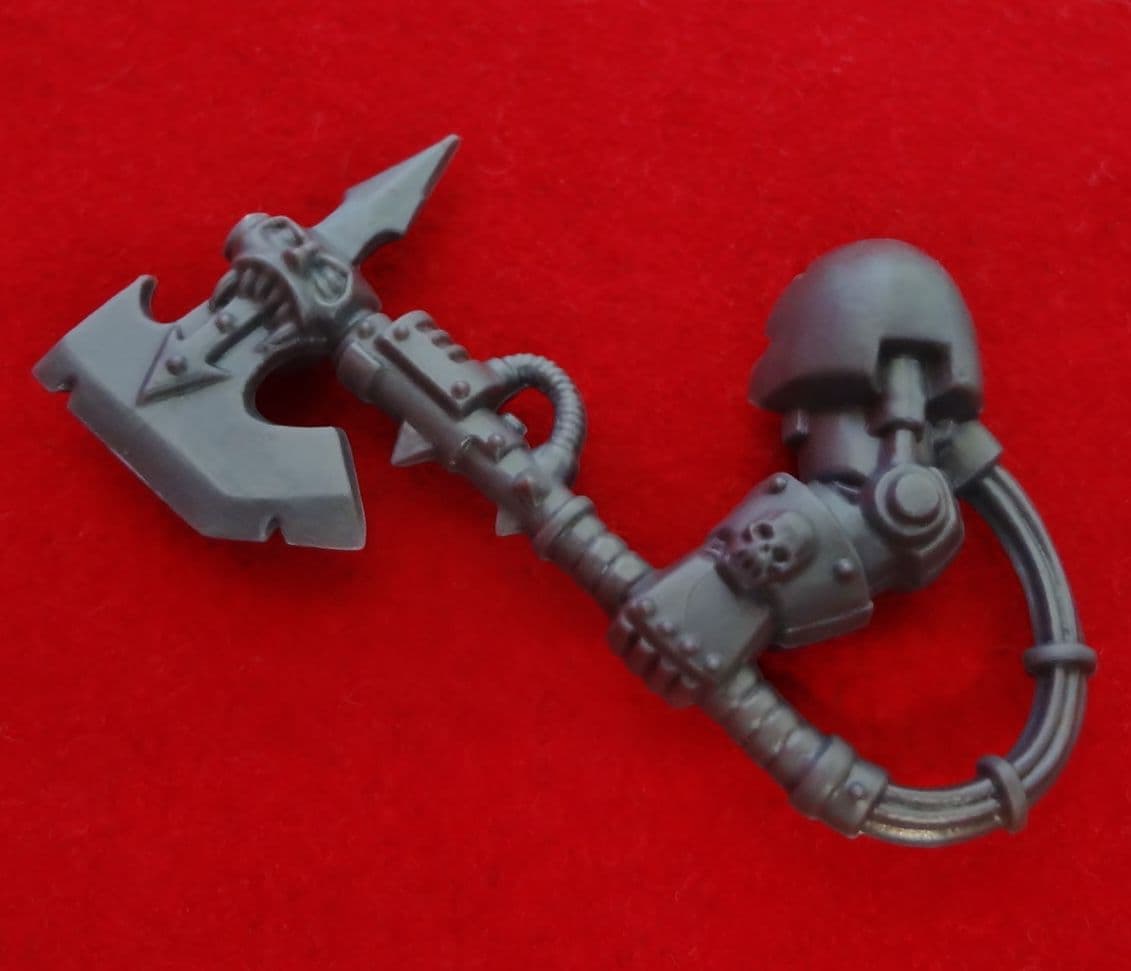 Chaos Space Marine Terminators left arm Power Axe