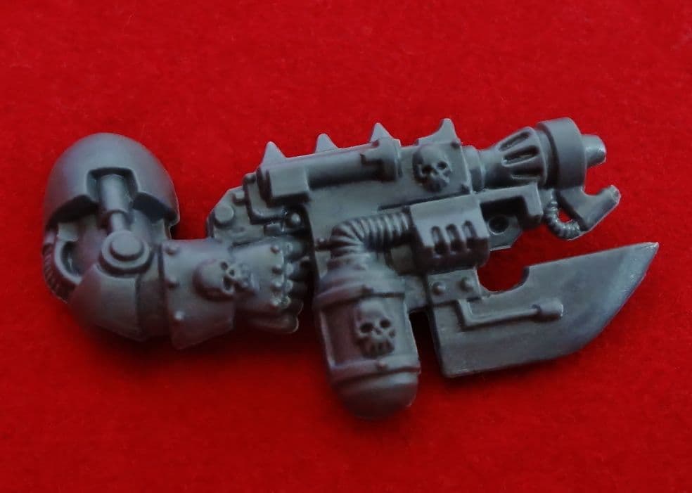 Chaos Space Marine Terminators right arm Combi Flamer