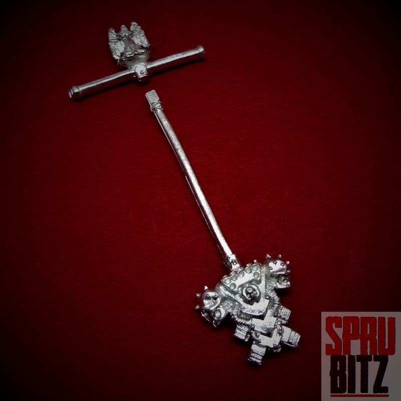 Dark Angel Grand Master Azrael Banner Standard Pole Backpack (metal)