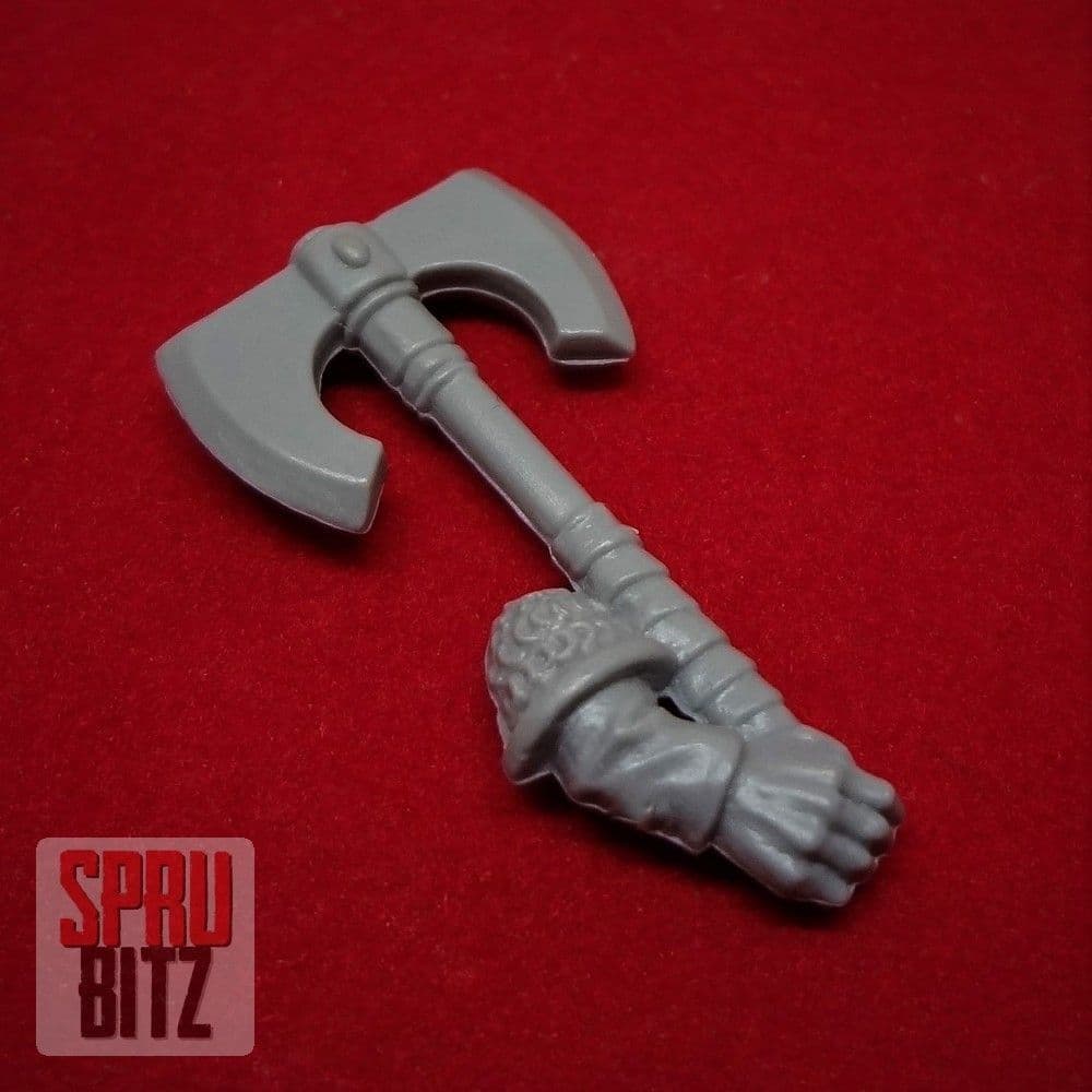 Dwarf Warriors Great Axe right arm (C)