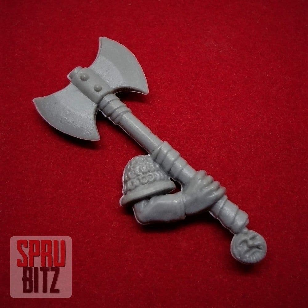 Dwarf Warriors Great Axe right arm (D)