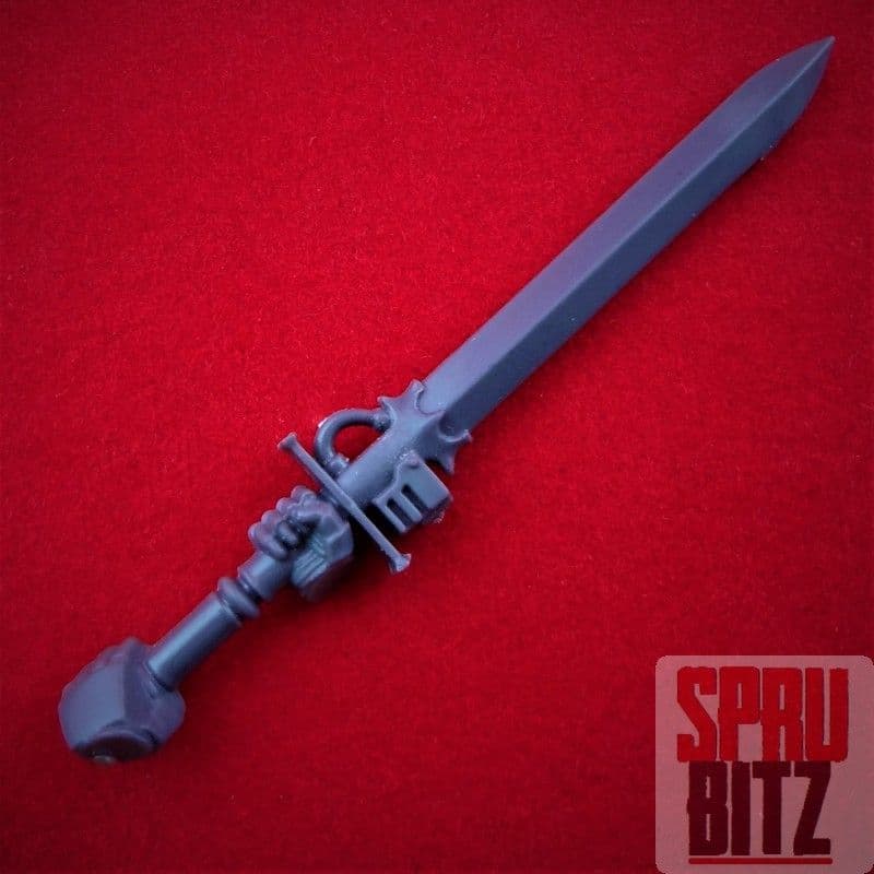 Grey Knights Strike Squad Nemesis Force Sword Two Handed (B)