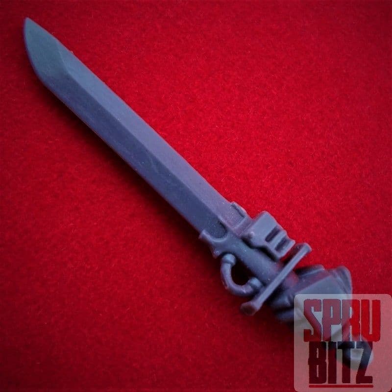 Grey Knights Strike Squad Nemesis Left Hand Power Sword Skull (A)