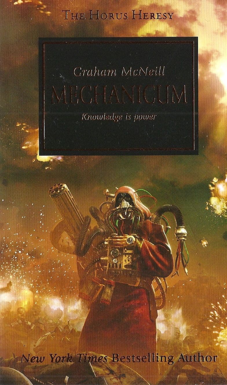 Mechanicum by Graham McNeil Horus Heresy book 9 Gold First Edition paperback 40k (1)