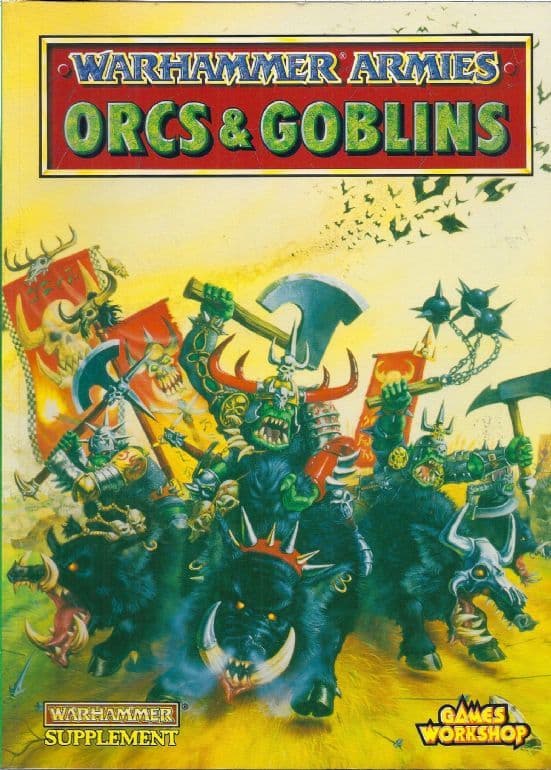 Orcs & Goblins Warhammer Armies rulebook 1993