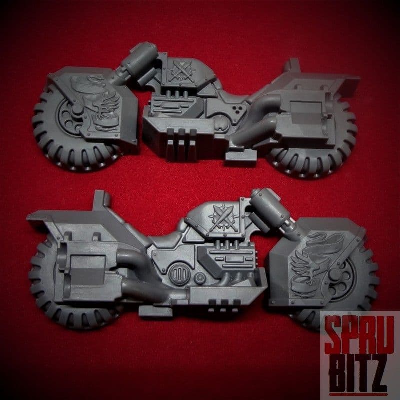 Ravenwing Command Squad Motorbike Bike Chassis (swords)