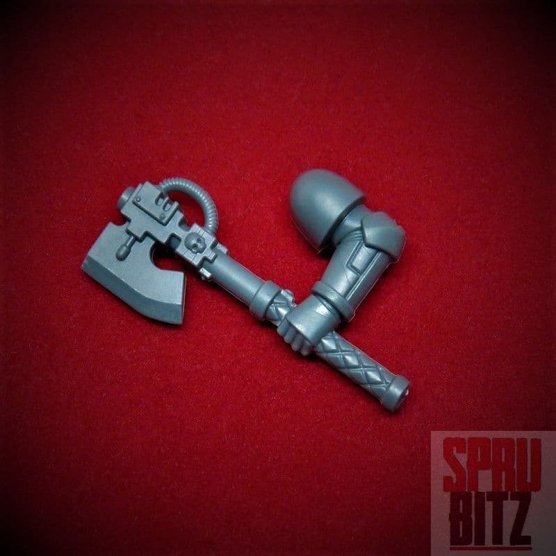 Space Marine Assault Squad Power Axe left arm