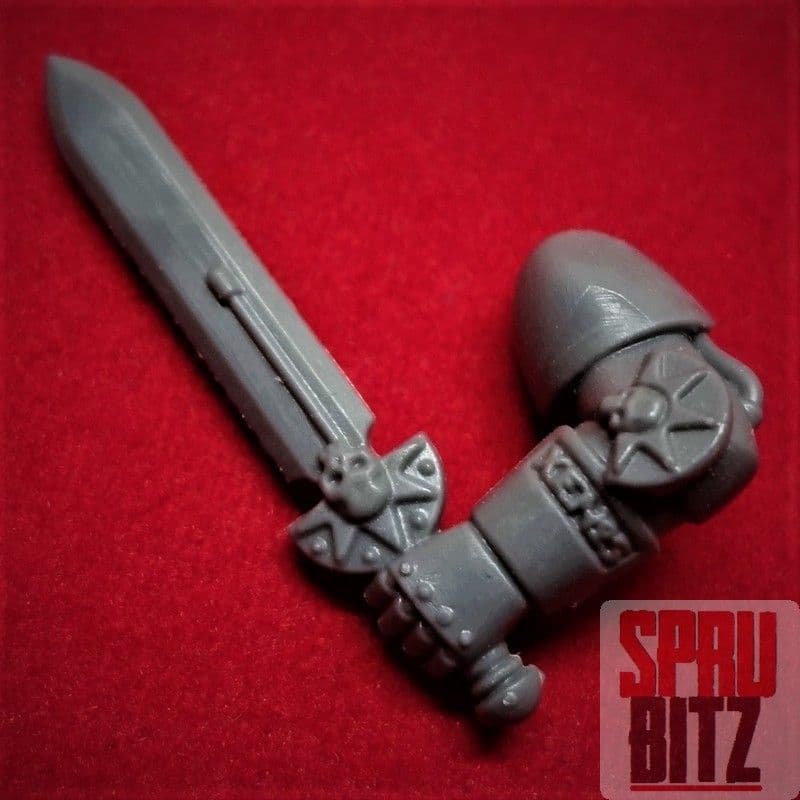 Space Marine Deathwatch Veterans Left Arm Power Sword (B)