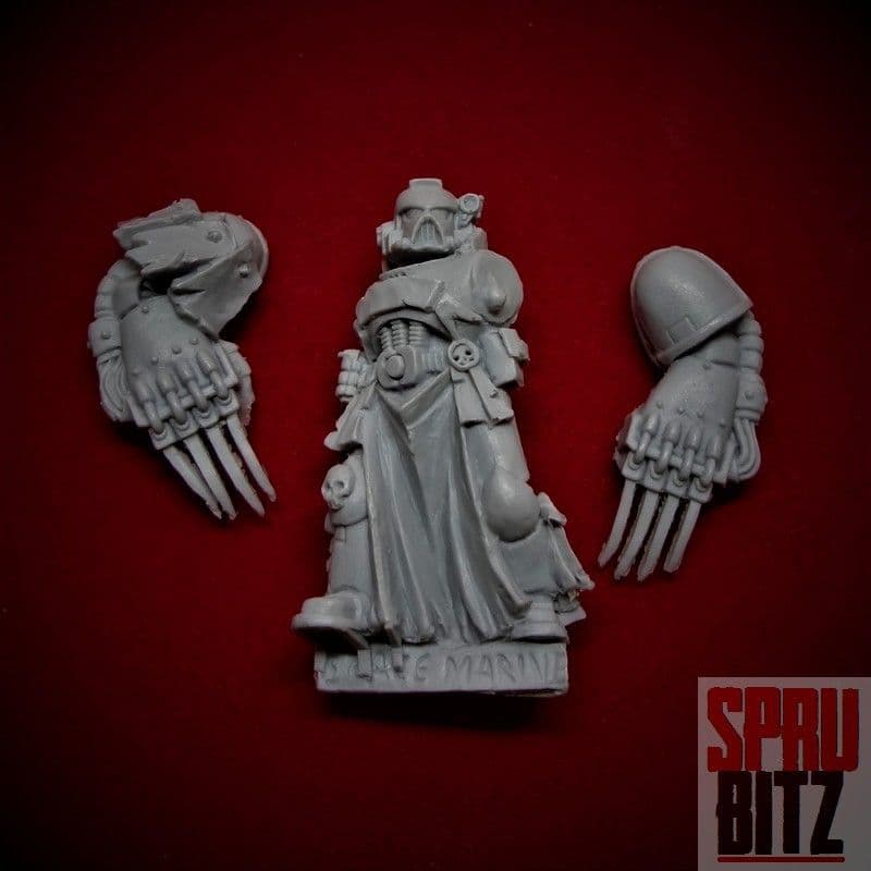 Space Marine Veteran with Lightning Claws (finecast)