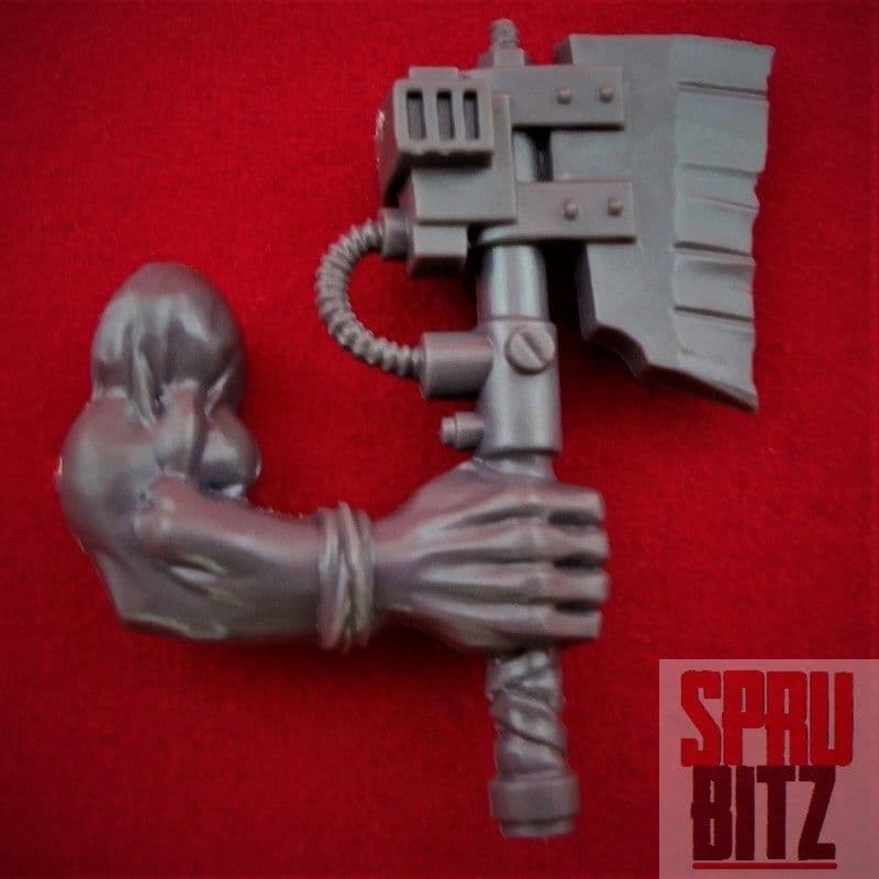 Space Ork Nobz Right Arm Choppa (A)