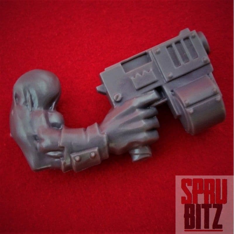 Space Ork Nobz Right Arm Slugga (B)