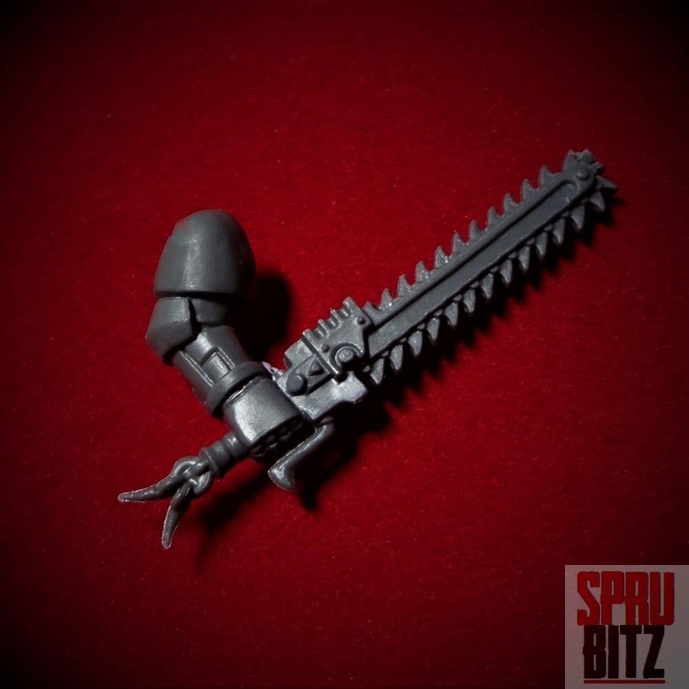 Space Wolf Wolves Chainsword right arm (B)