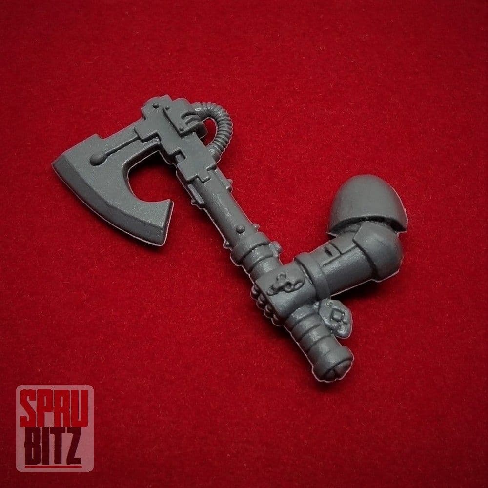 Space Wolves Blood Claws Power Axe left arm
