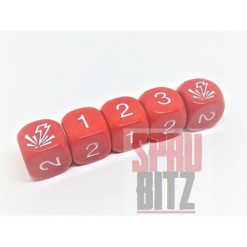 1 2 3 Lightning Strike Dice (x1 supplied)