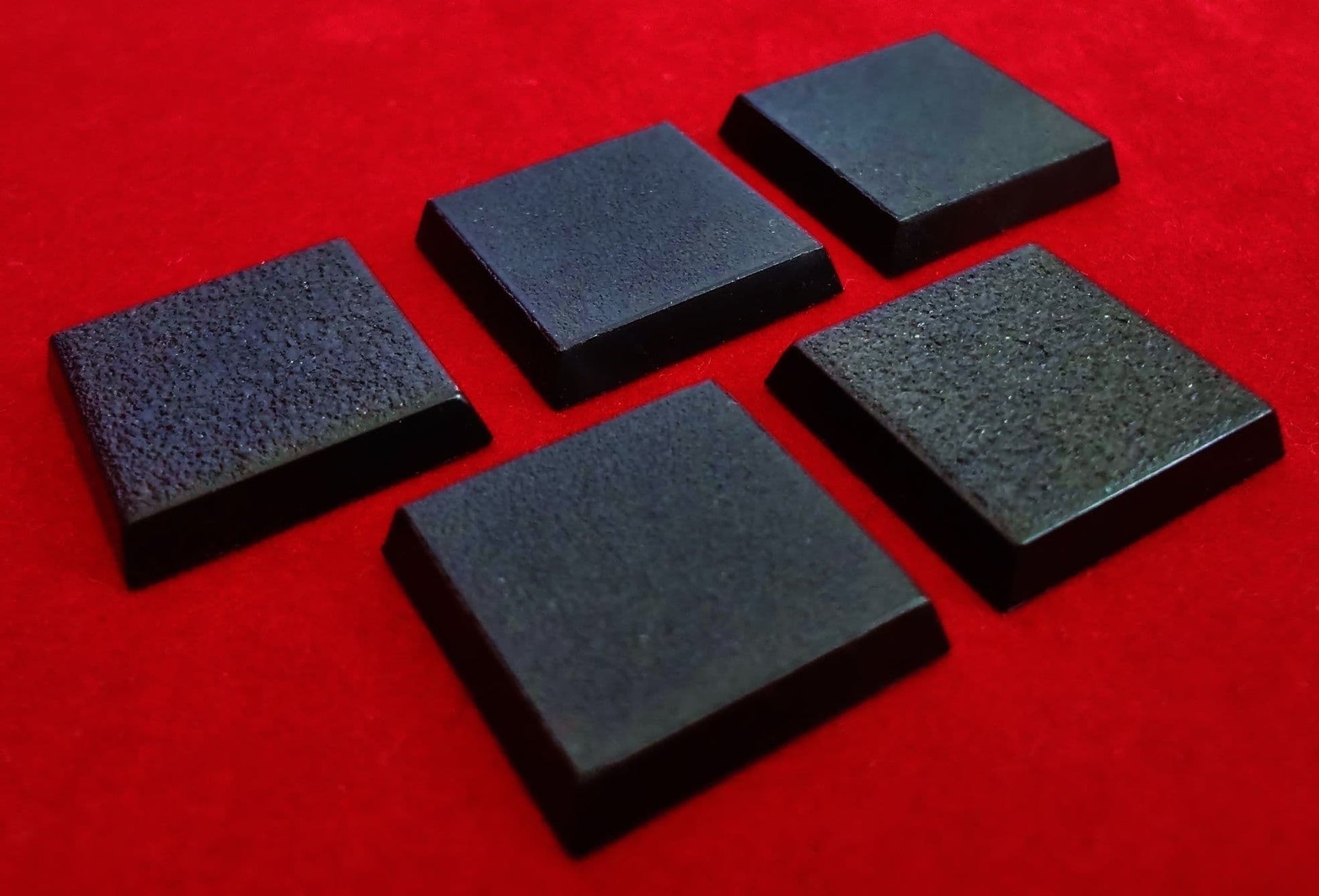 20mm Square Plastic Black Base Games Workshop Warhammer Wargame Bases x5