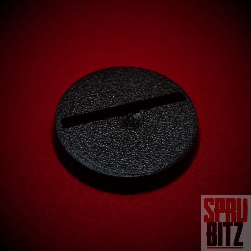 25mm Games Workshop Slotta Slotted Black Base