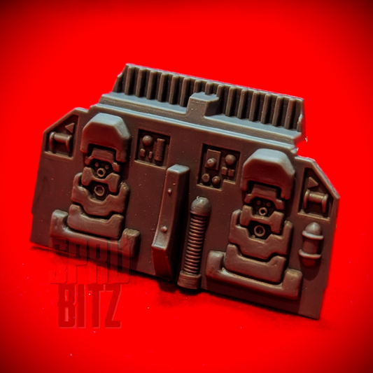 Landspeeder Land Speeder Seats Rear Cockpit Panel (OOP)
