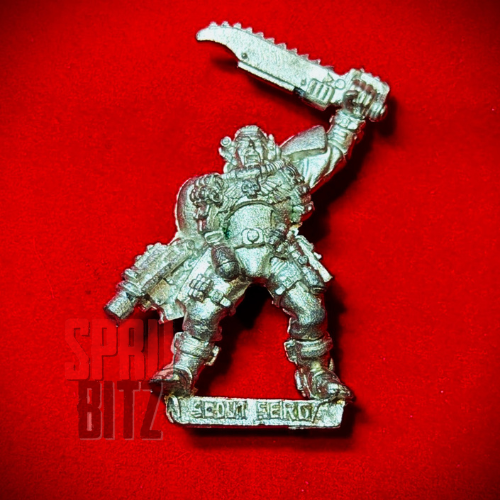 Space Marine Scout Sergeant (metal OOP)