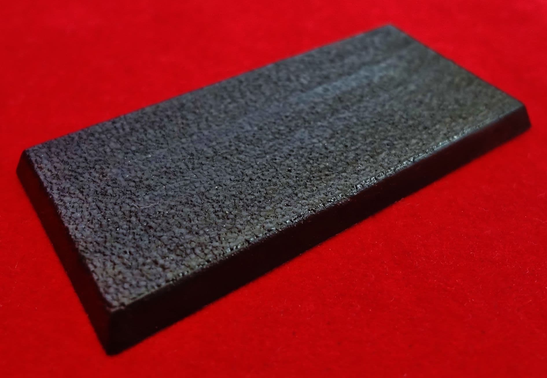 50mm Bike Cavalry Base Black Rectangular Wargame Bases