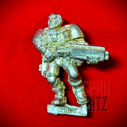 Space Marine Scout with Shotgun (metal OOP)