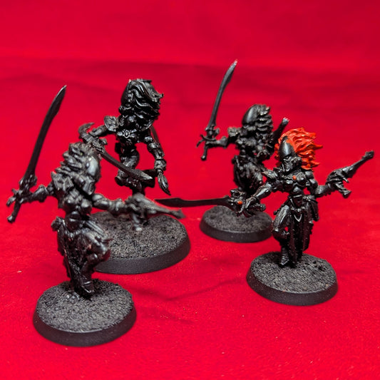 Eldar Aeldari Howling Banshees x4 (metal OOP) undercoated black