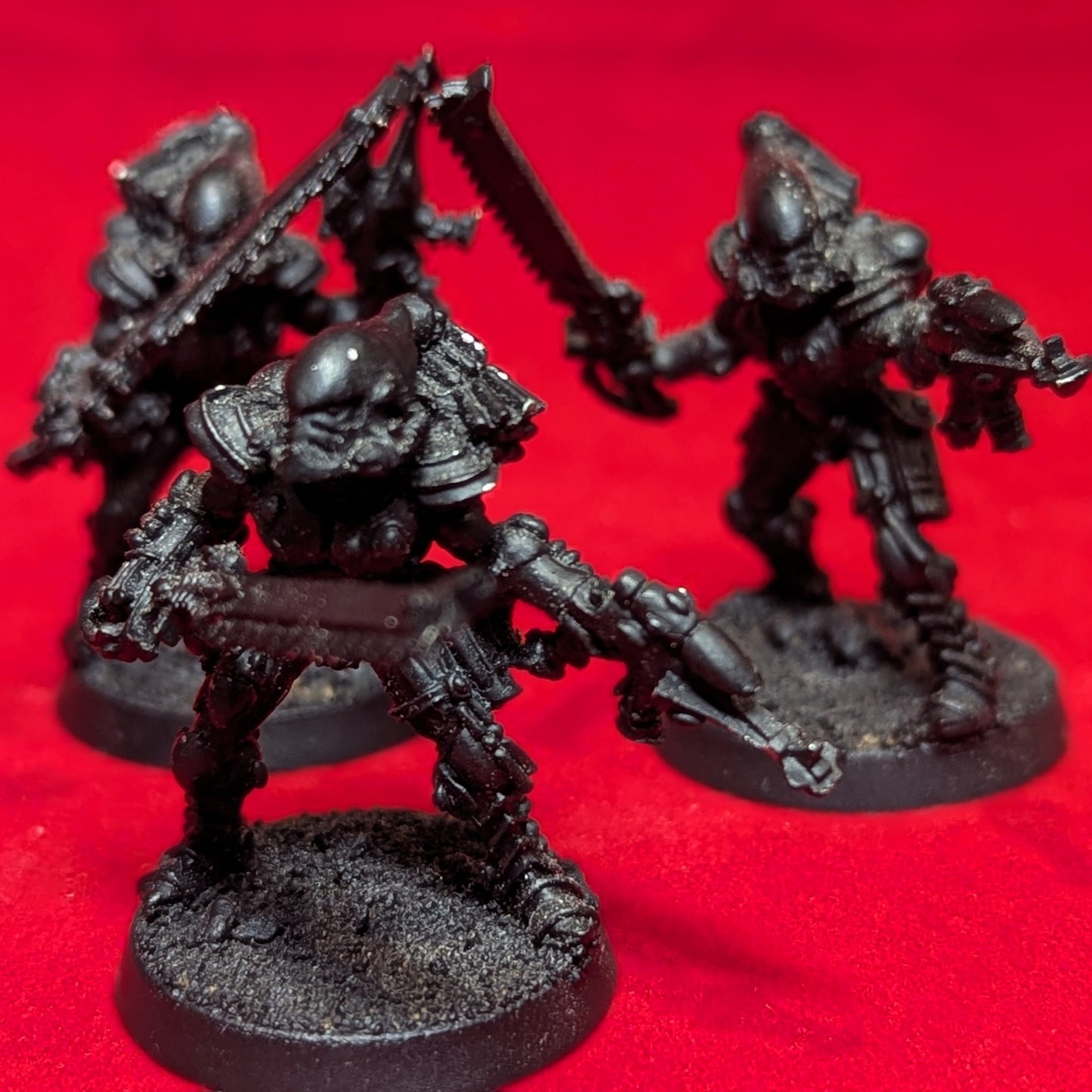 Eldar Aeldari Striking Scorpions x4 (metal OOP) undercoated black