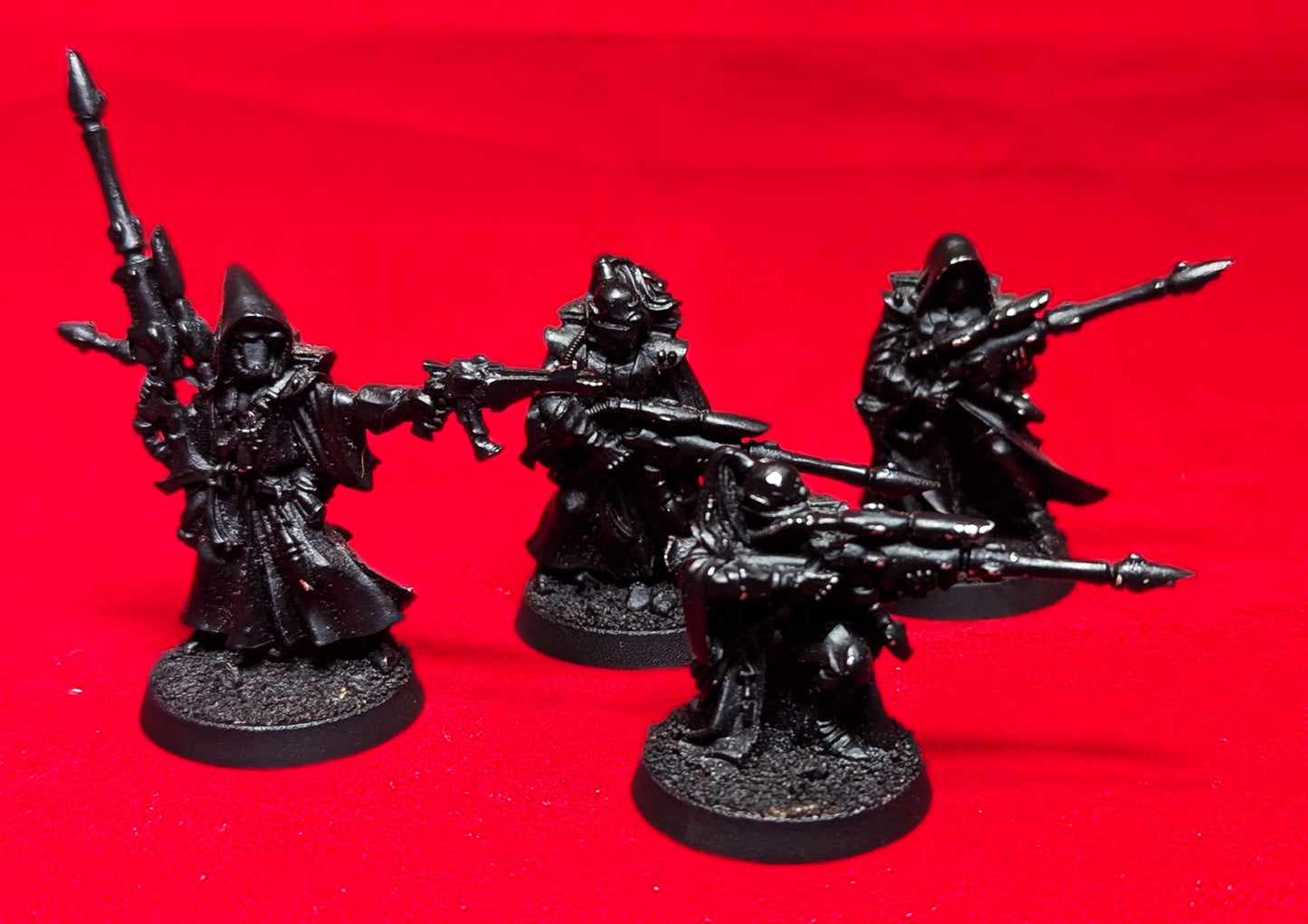 Eldar Aeldari Rangers x4 (metal OOP) undercoated black