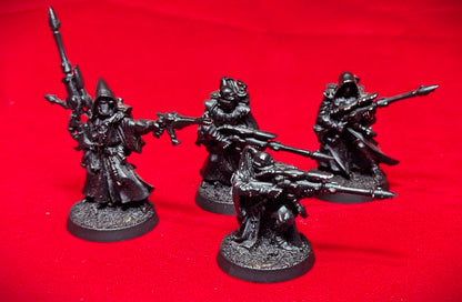 Eldar Aeldari Rangers x4 (metal OOP) undercoated black