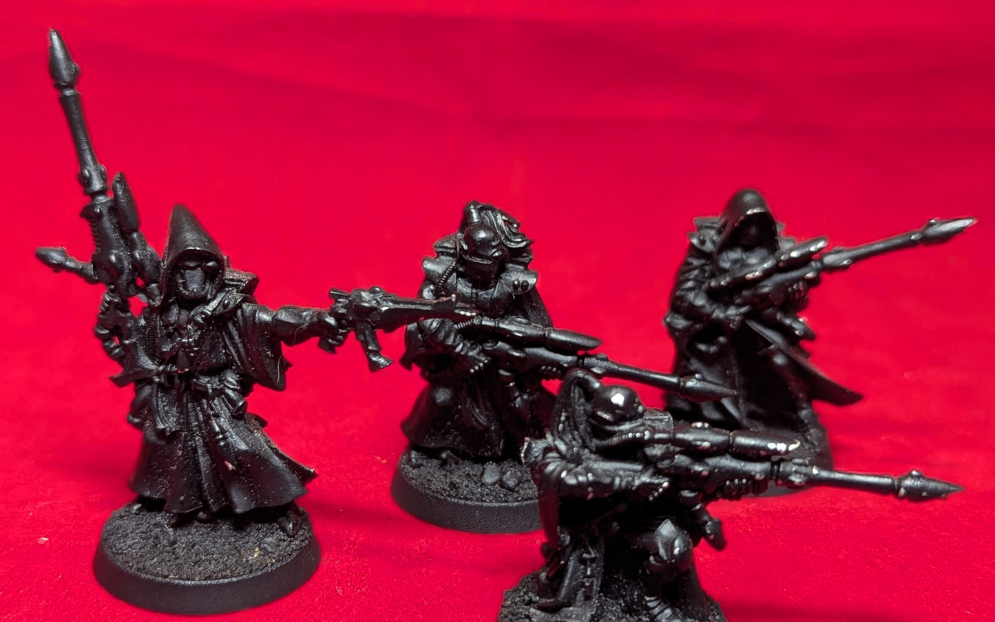 Eldar Aeldari Rangers x4 (metal OOP) undercoated black