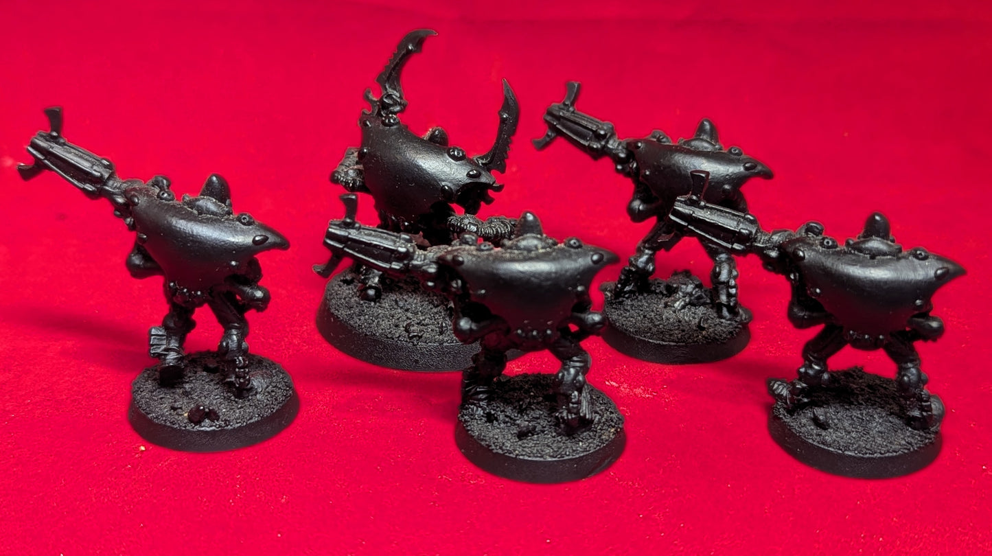 Eldar Aeldari Warp Spiders x5 (metal OOP) undercoated black