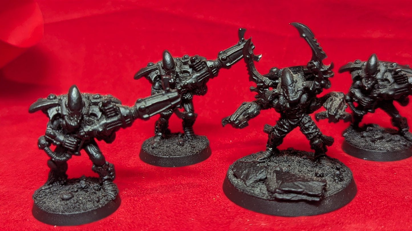 Eldar Aeldari Warp Spiders x5 (metal OOP) undercoated black