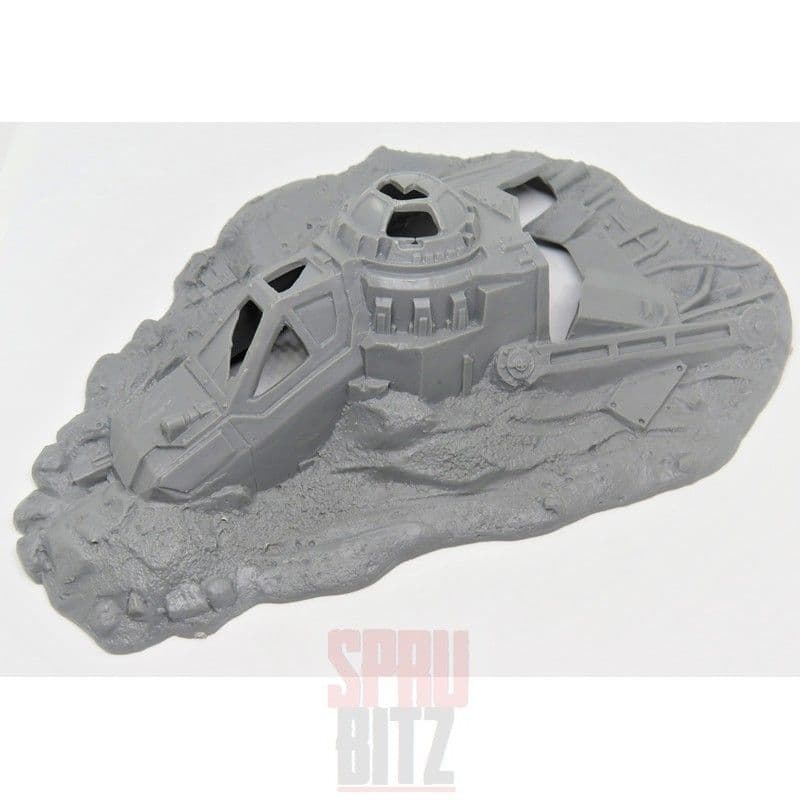 Battle For Macragge Crashed Imperial Aquila Shuttle Terrain Cockpit