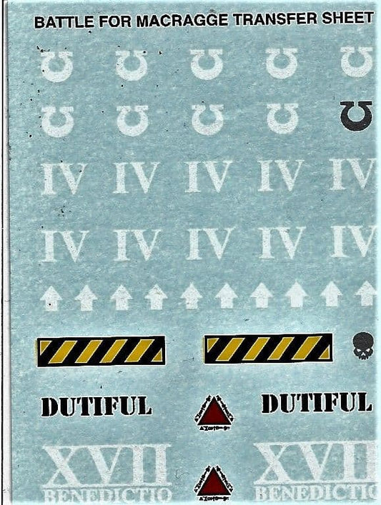 Battle for Macragge Transfer Sheet Decals