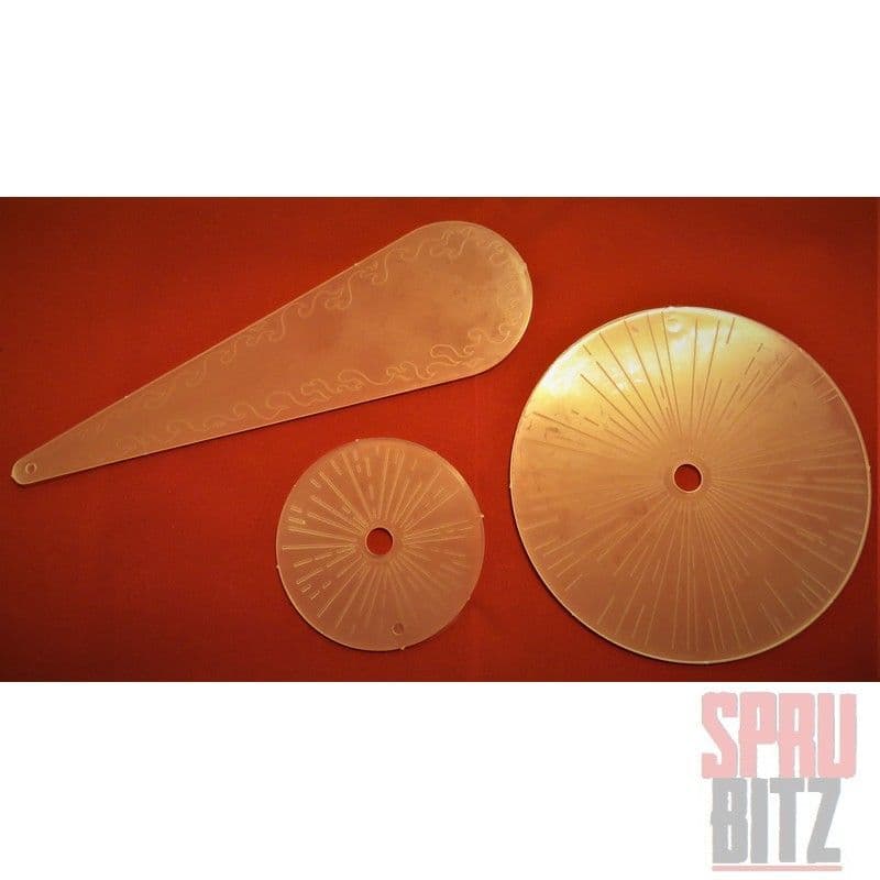 Blast Flamer Templates from Warhammer 40,000 3rd Edition Boxed Set