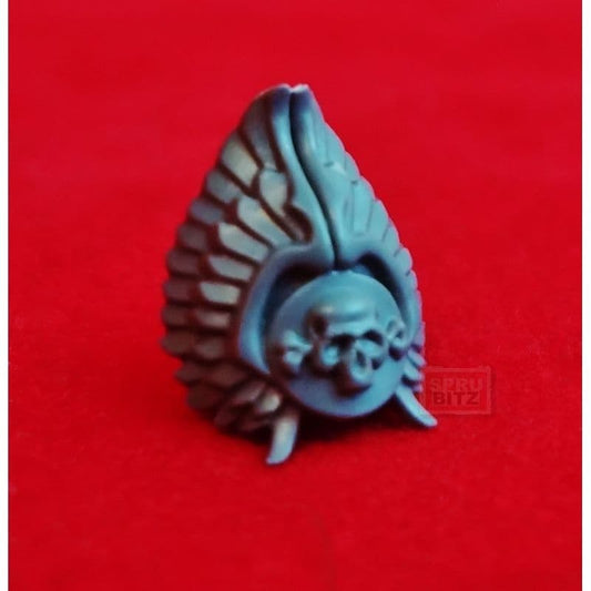 Blood Angel Sanguinary Guard Winged Shoulder Pad (skull & bones)