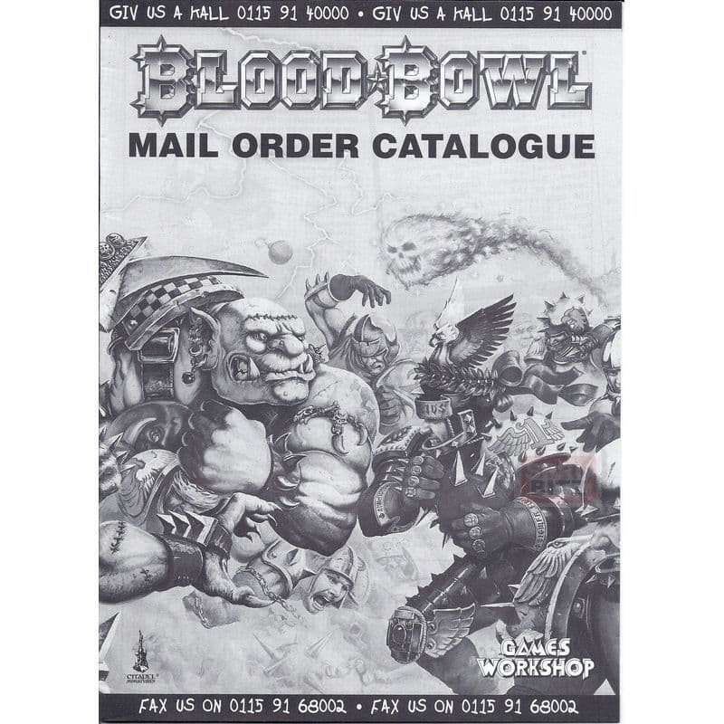 Blood Bowl Mail Order Catalogue 1998 Bloodbowl