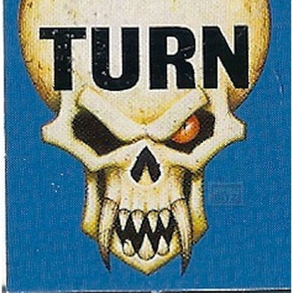 Blood Bowl Turn Counter Card Blue
