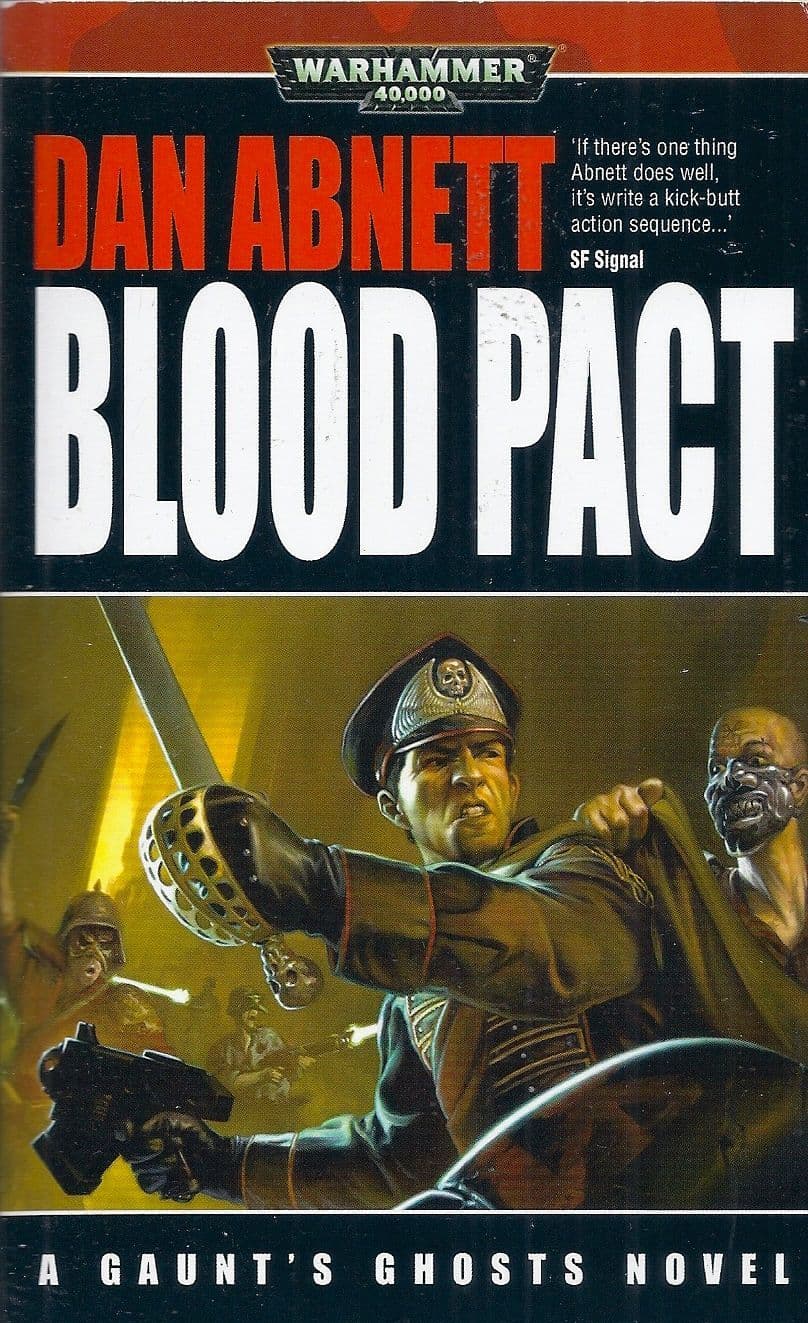 Blood Pact by Dan Abnett Warhammer 40,000 book paperback 40k Gaunts Ghosts