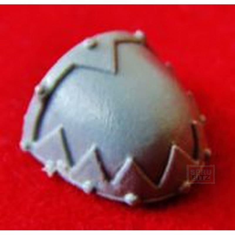 Chaos Khorne Berserkers Shoulder Pad jagged (A)