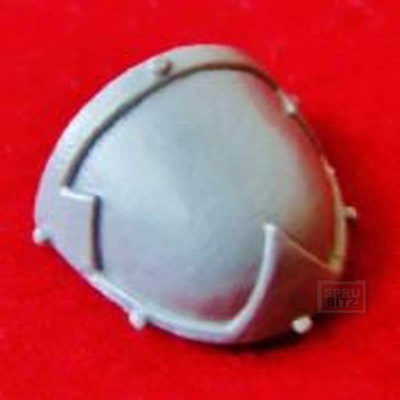 Chaos Khorne Berserkers Shoulder Pad jagged (C)