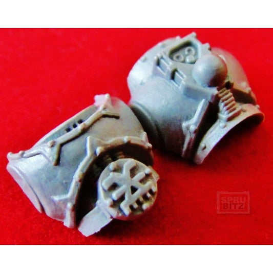 Chaos Khorne Berserkers Torso front and back (A)