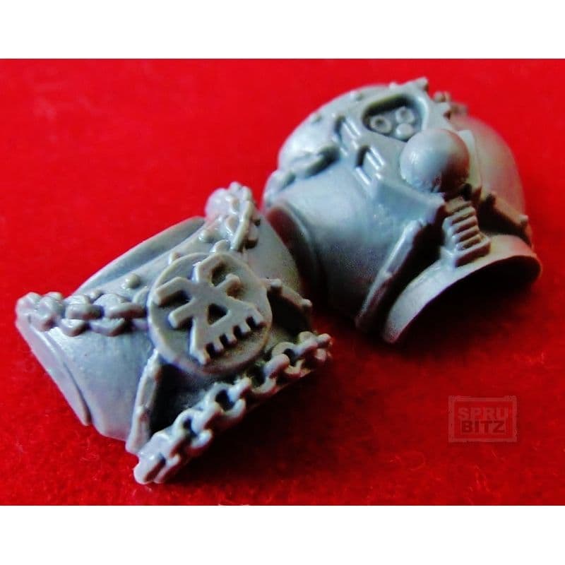 Chaos Khorne Berzerkers Torso front and back (D)