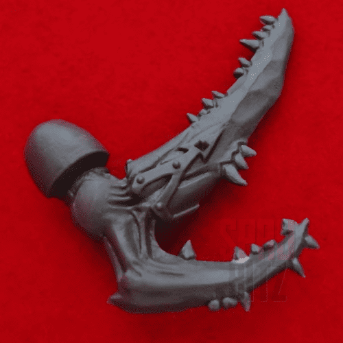 Chaos Space Marine Possessed Right Arm Spikes F