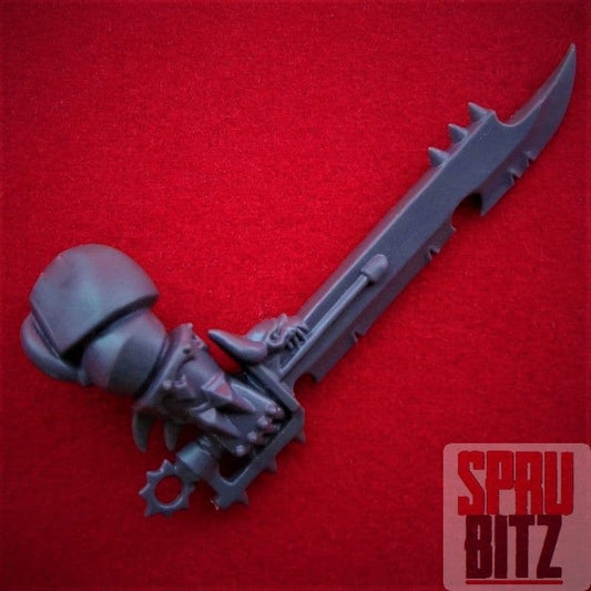 Chaos Space Marine Raptors Warp Talons Right Arm Powersword