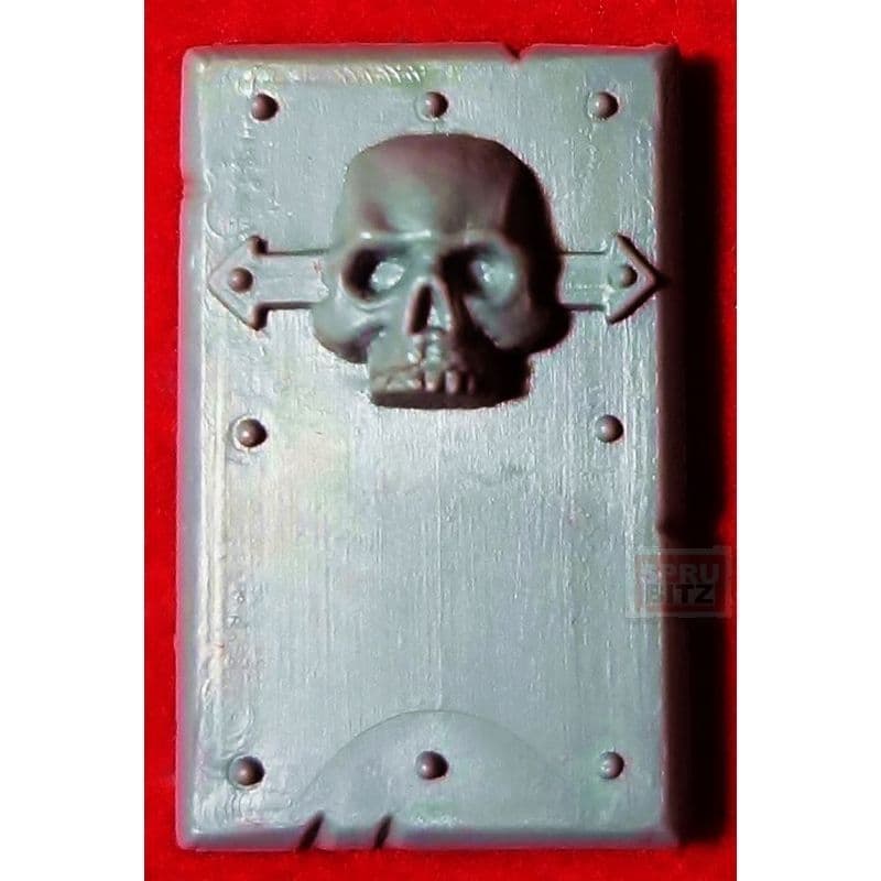 Chaos Space Marine Tank Vehicle Plate skull (A)