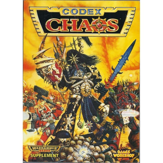 Chaos Space Marines Codex - Abaddon cover (1996)